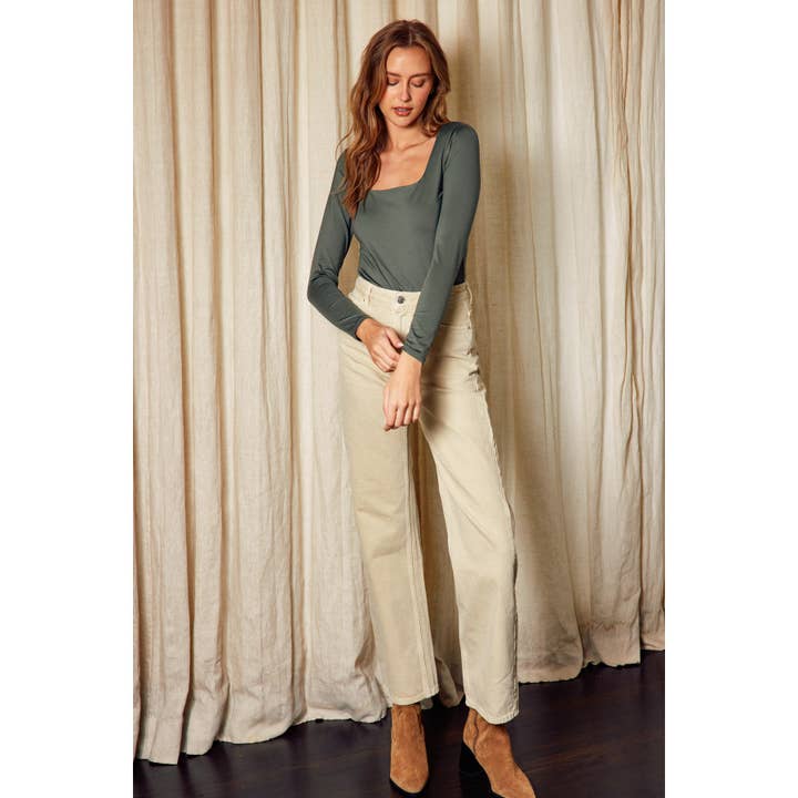 Dress Forum - Wholesale Bodysuit - Women's - Soft Square Neck Bodysuit26