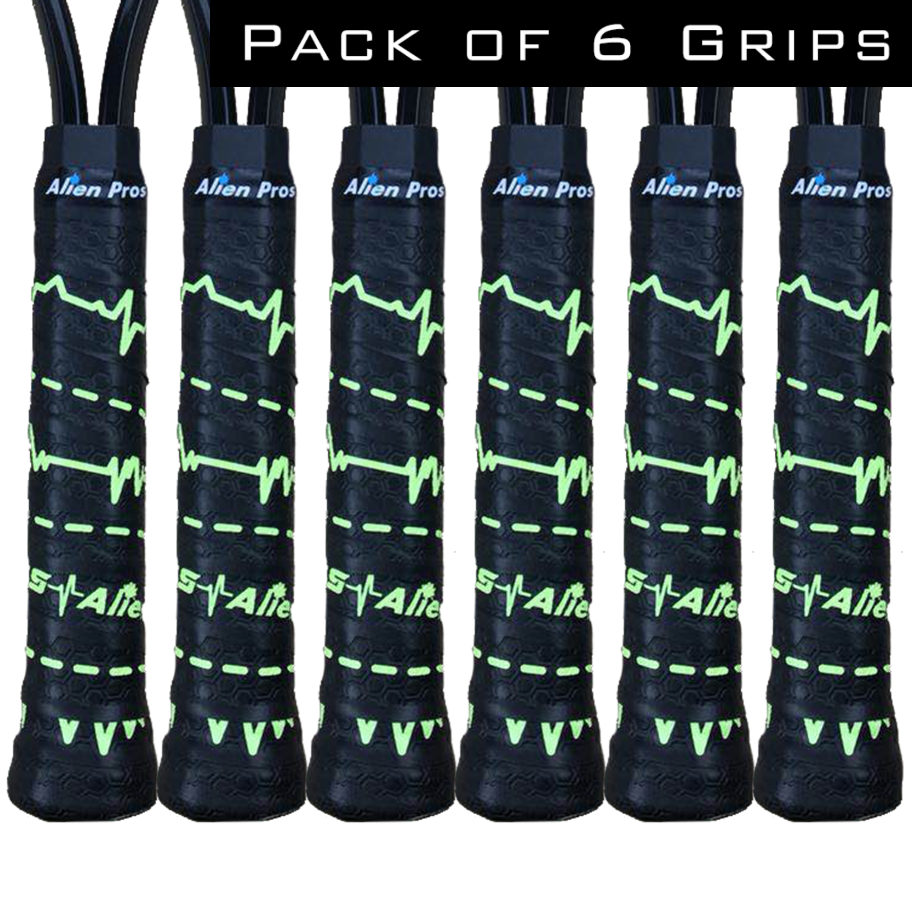 Alien Pros - Wholesale Sporting Accessories - [US] Alien Pros Tennis Racket Grip Tape C-Tac (6 Grips)10