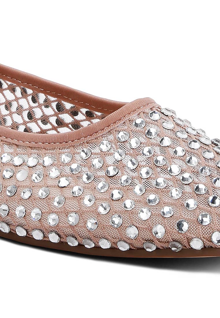 Rag Company - Wholesale Flats - Women's - Orson Naked Rhinestone Ballerinas7