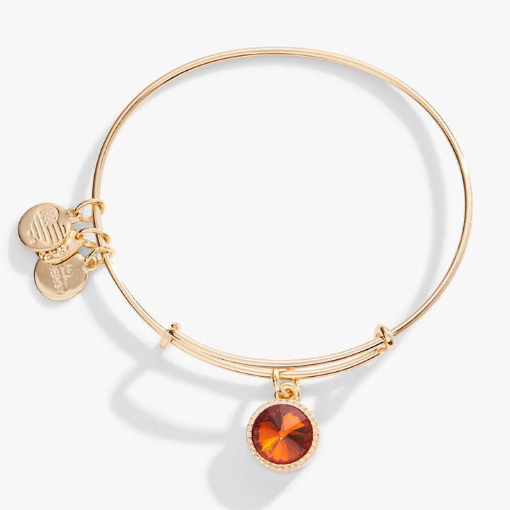 Alex + Ani - Wholesale Charm/Dangle Bracelet - November Birthstone Charm Bangle, Topaz