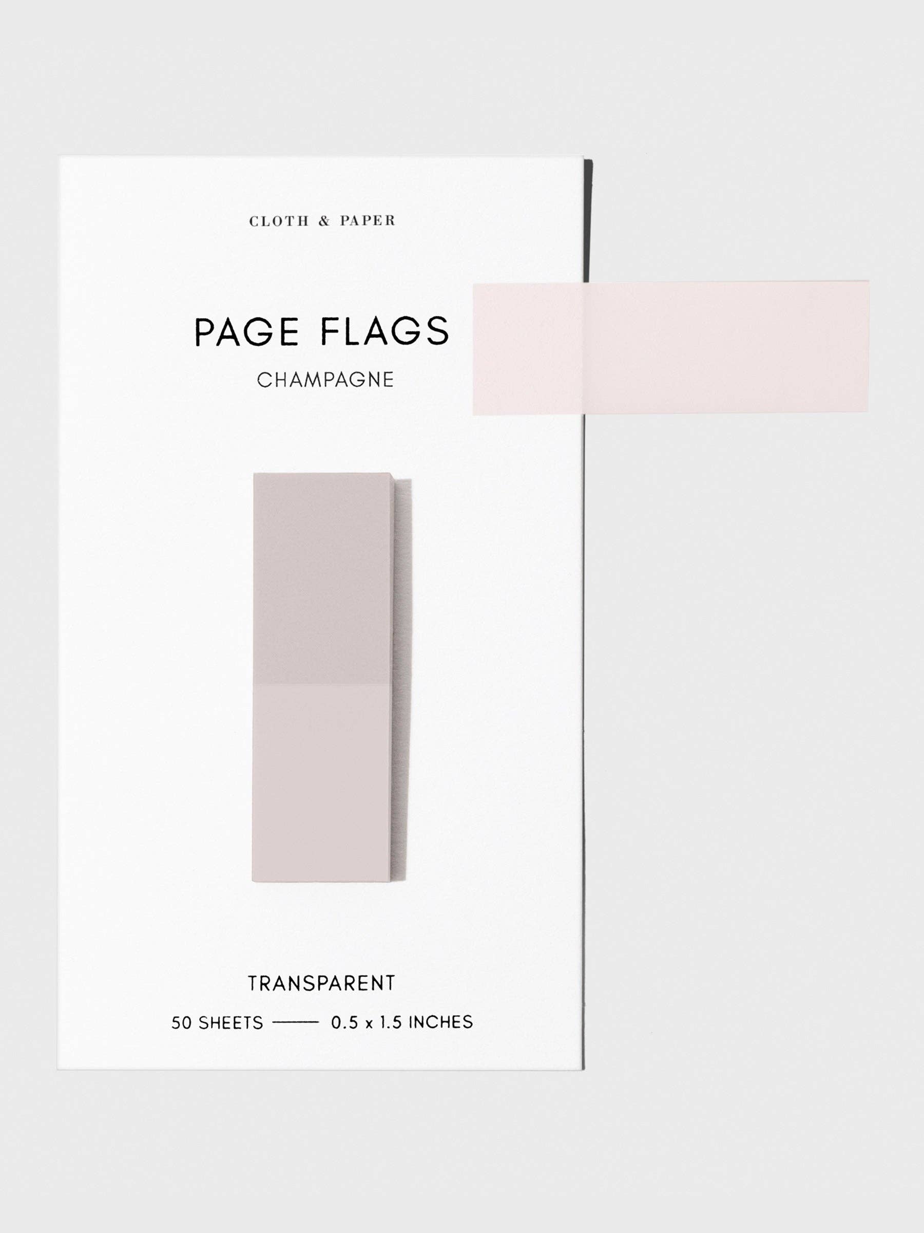 Cloth & Paper - Vendita all'ingrosso Segnalibro - Bandiere di pagina trasparenti24