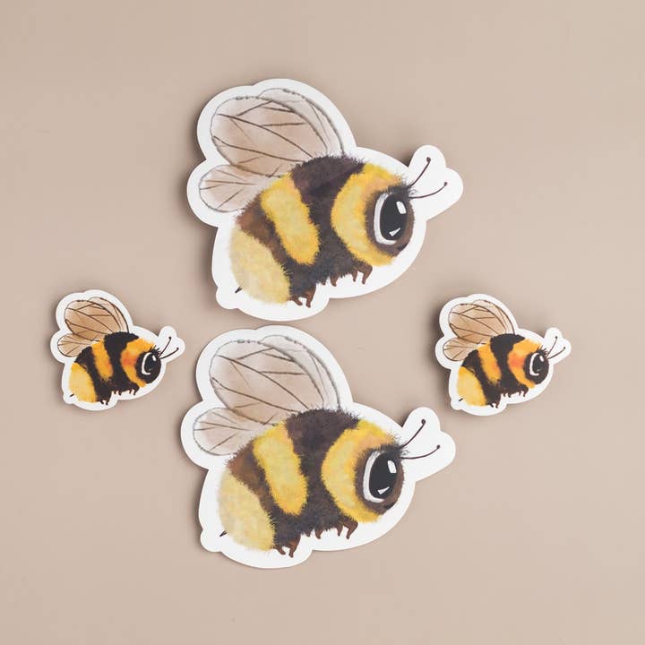 Bee Stickers for wholesale by Rebecca Jimenez