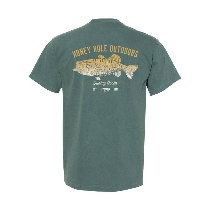 Short Sleeve (Pocket) - Swamp Bass for wholesale by Honey Hole Outdoors