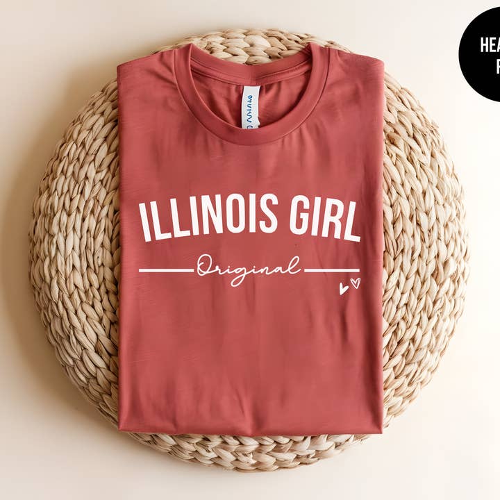 Original Illinois-flicka för wholesale av The Shirt Republic