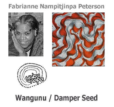 Mo Resin - Wholesale Pendant/Charm Necklace - Aboriginal Large Drop Pendant Fabrianne Red&Silver - SD336W3