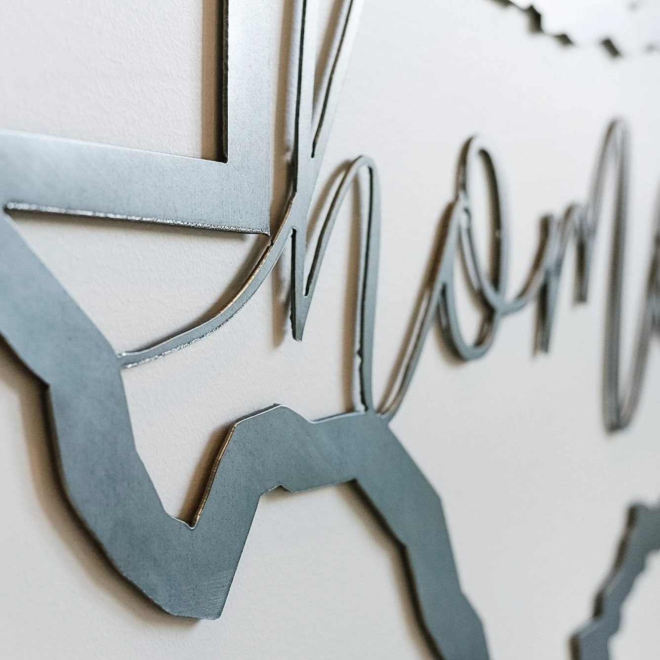 Keystone Steel Co. – Großhandel Schilder – Texas Home Script-Schild1