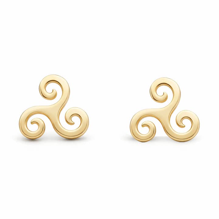 B.O. Ouro Triskèle 9k (375/1000) por atacado de TALISMAN JEWELLERY (D&Fidanverdi, S.L.)