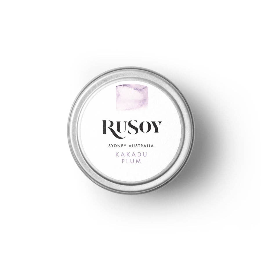 RuSoy - Wholesale Travel candles - Kakadu Plum Soy Wax - Travel Tin Candle