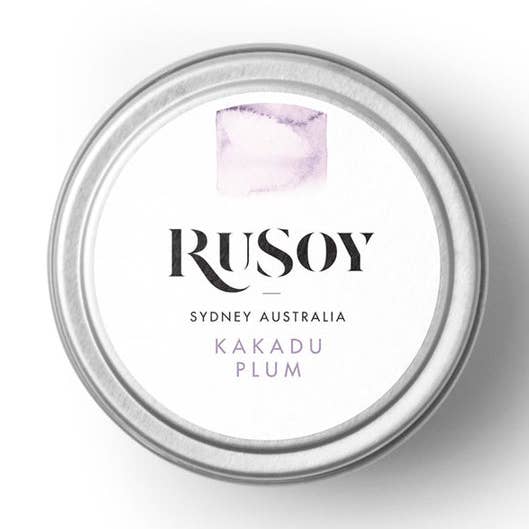 RuSoy - Wholesale Travel candles - Kakadu Plum Soy Wax - Travel Tin Candle0