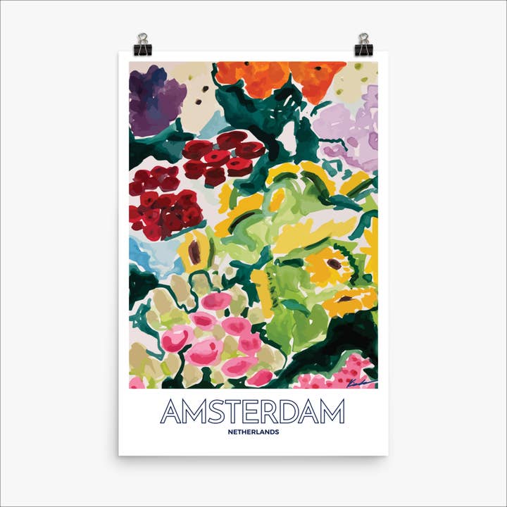 Promenade dans le Bloemenmarkt pour la vente par Kim Lyon Design