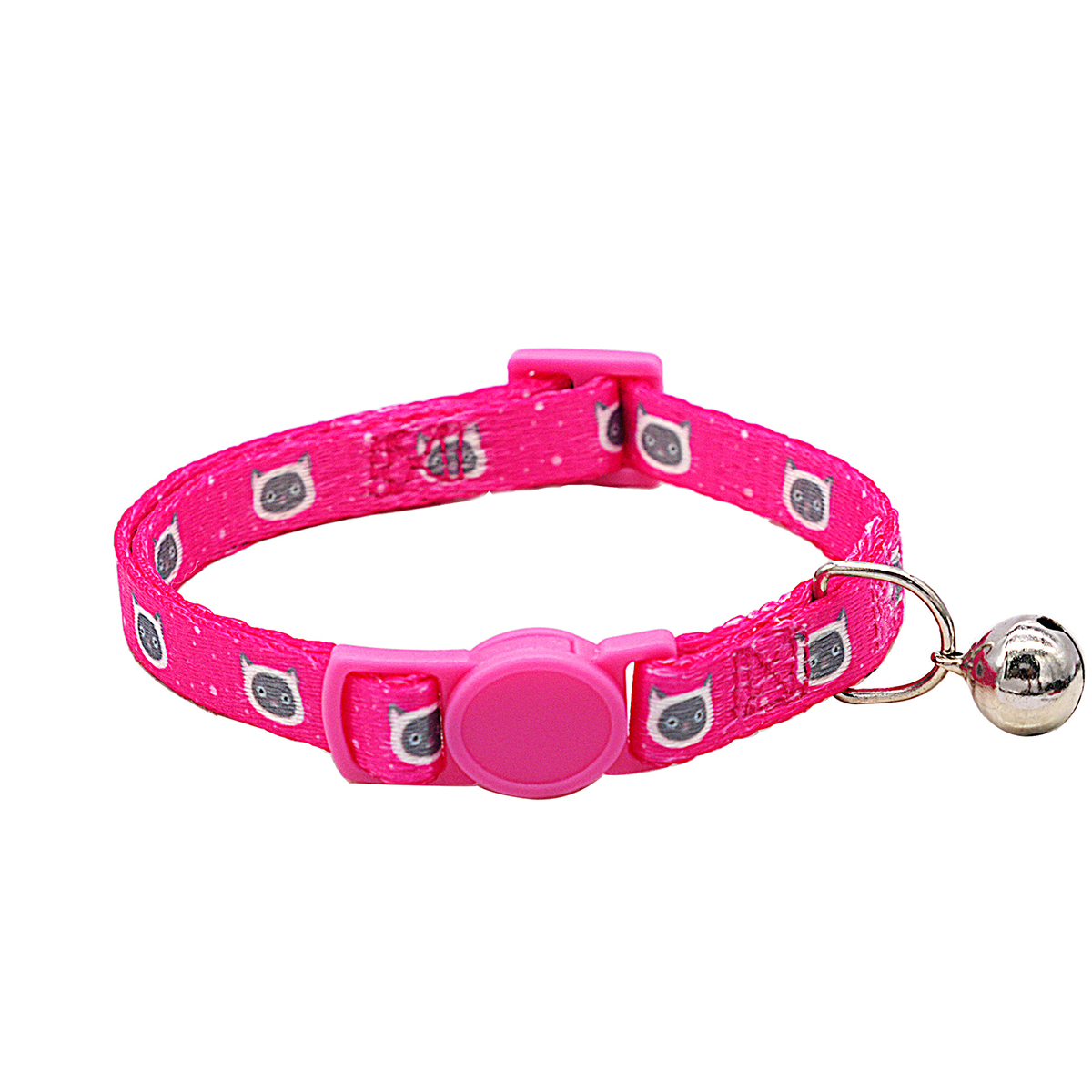 PAWPAWwholesale - Wholesale Pet Collar - Cat - ful Printed Cat Collar with Bell - Adjustable_CWMM744311