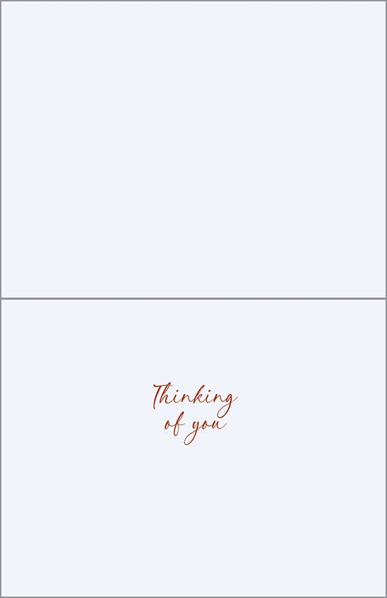 GINA B DESIGNS – Großhandel Beileidskarten – Sympathie Grußkarte - Friedensberg1