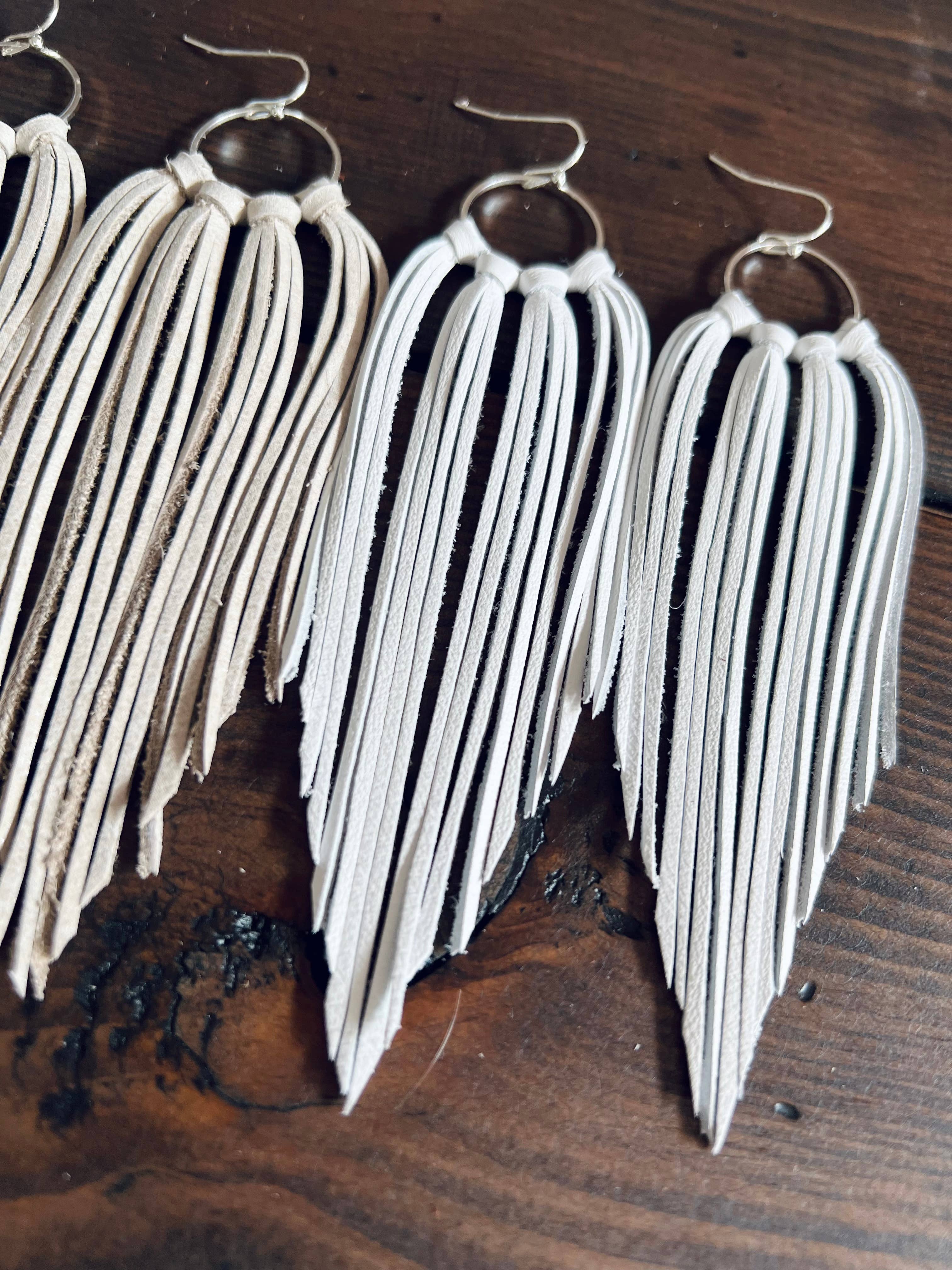Fringed In Faith - Wholesale Tassel Earrings - Bozeman Fringe Earrings2