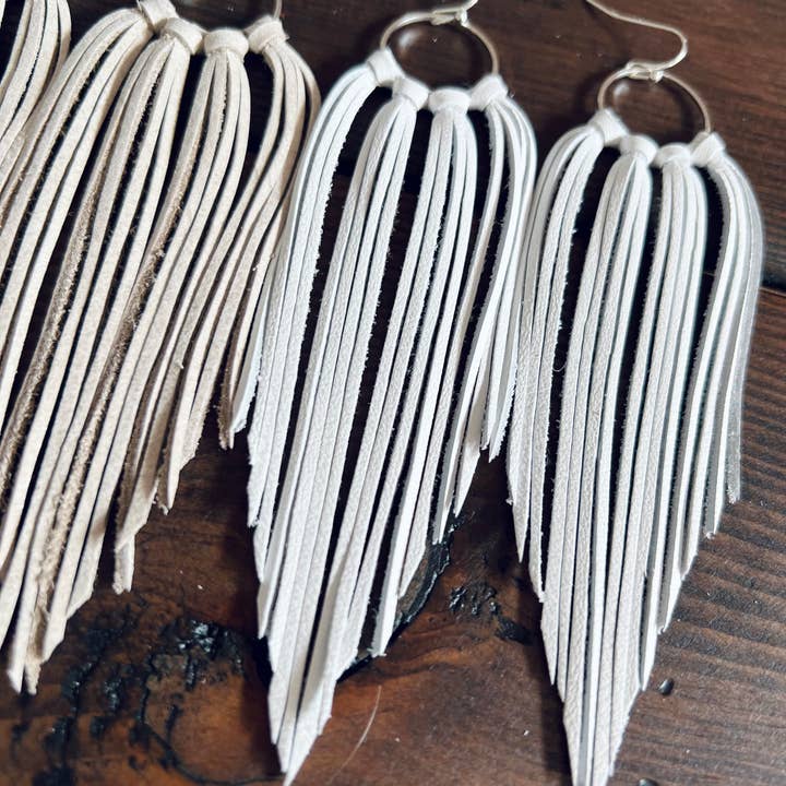 Fringed In Faith - Wholesale Tassel Earrings - Bozeman Fringe Earrings2