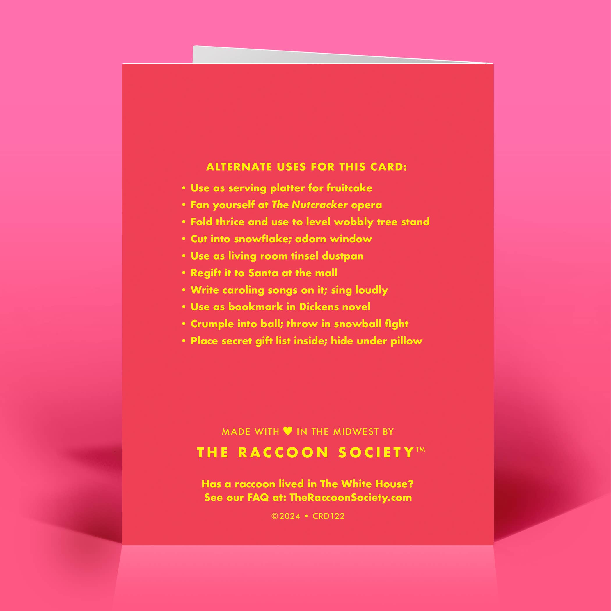 The Raccoon Society – Großhandel Weihnachtskarte – Weihnachts- oder Sonstwas-Karte1