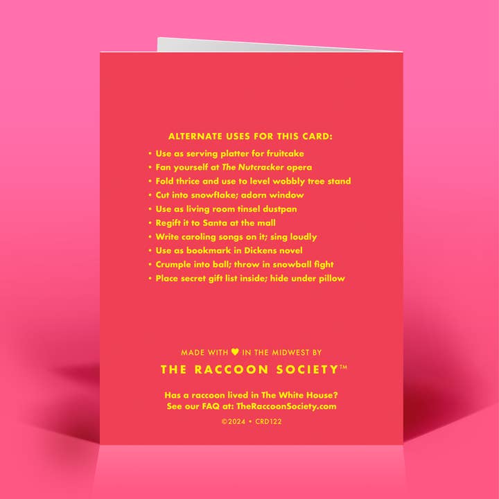 The Raccoon Society – Großhandel Weihnachtskarte – Weihnachts- oder Sonstwas-Karte1