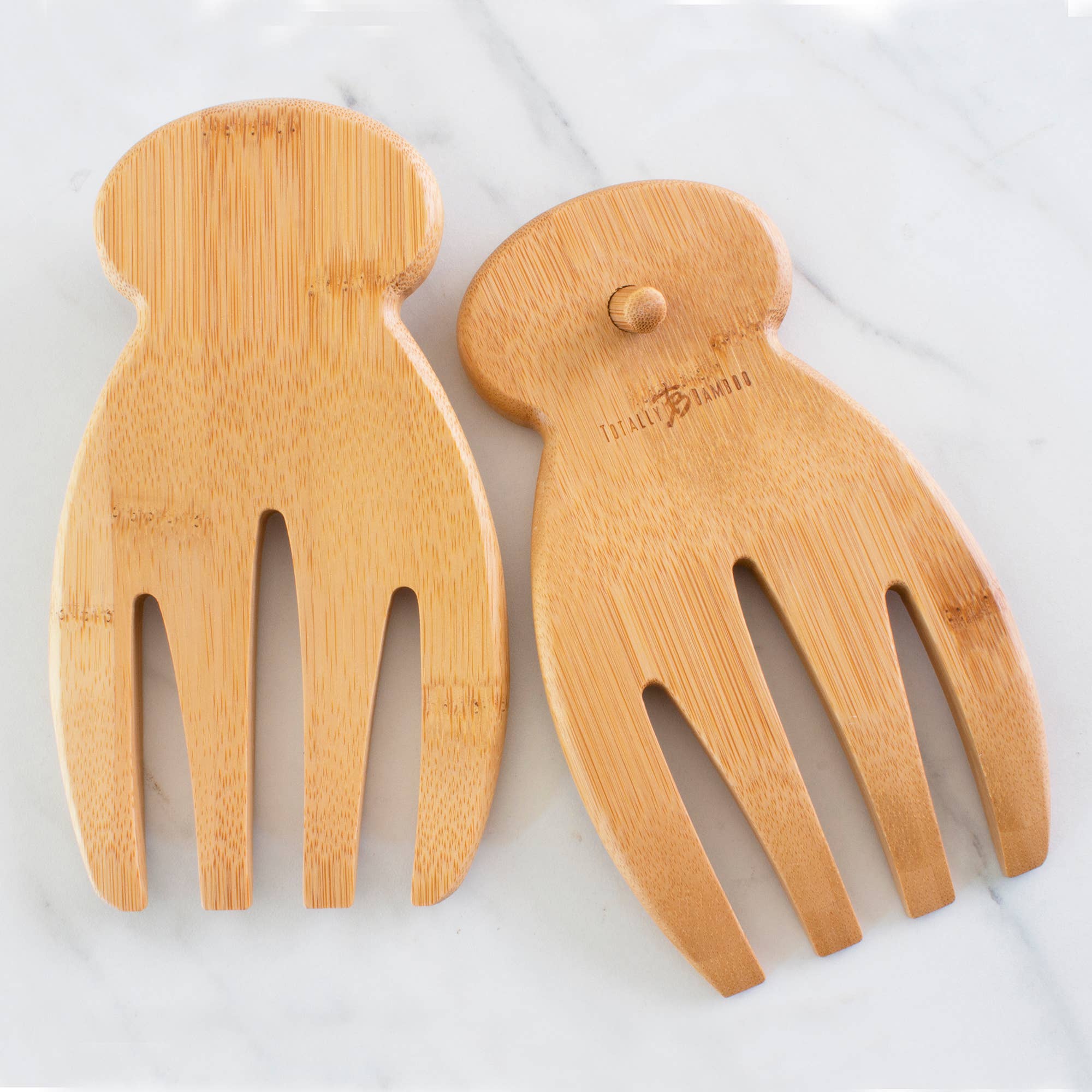 Totally Bamboo - Wholesale Serving Utensil - Salad Hands, Bamboo Salad Serving Utensils4
