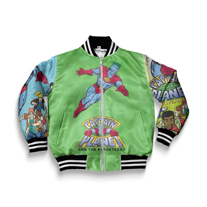 Captain Planet Bomber masculino por atacado de Dimi Rogue