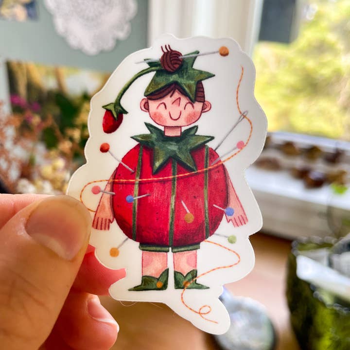 Leah Bees Creations - Wholesale Sticker - Pin Cushion — Vinyl sticker2