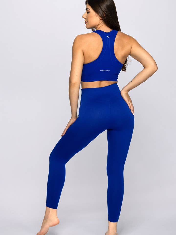 Amara Leggings - Sapphire Blue for wholesale by PHUTURE