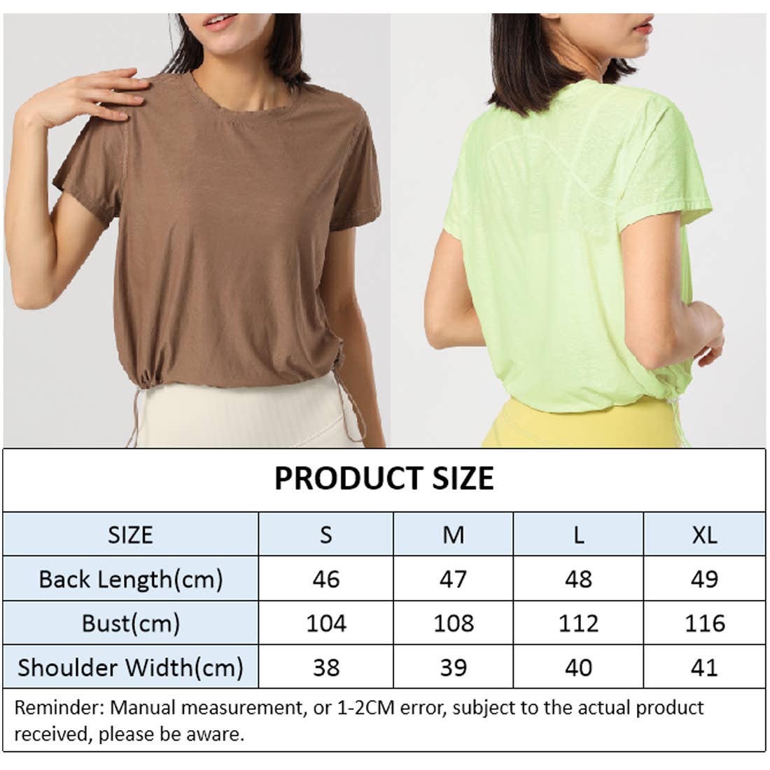 Sodalemon - Wholesale Sporttop - Dames - Verstelbaar sneldrogend T-shirt met ronde hals10