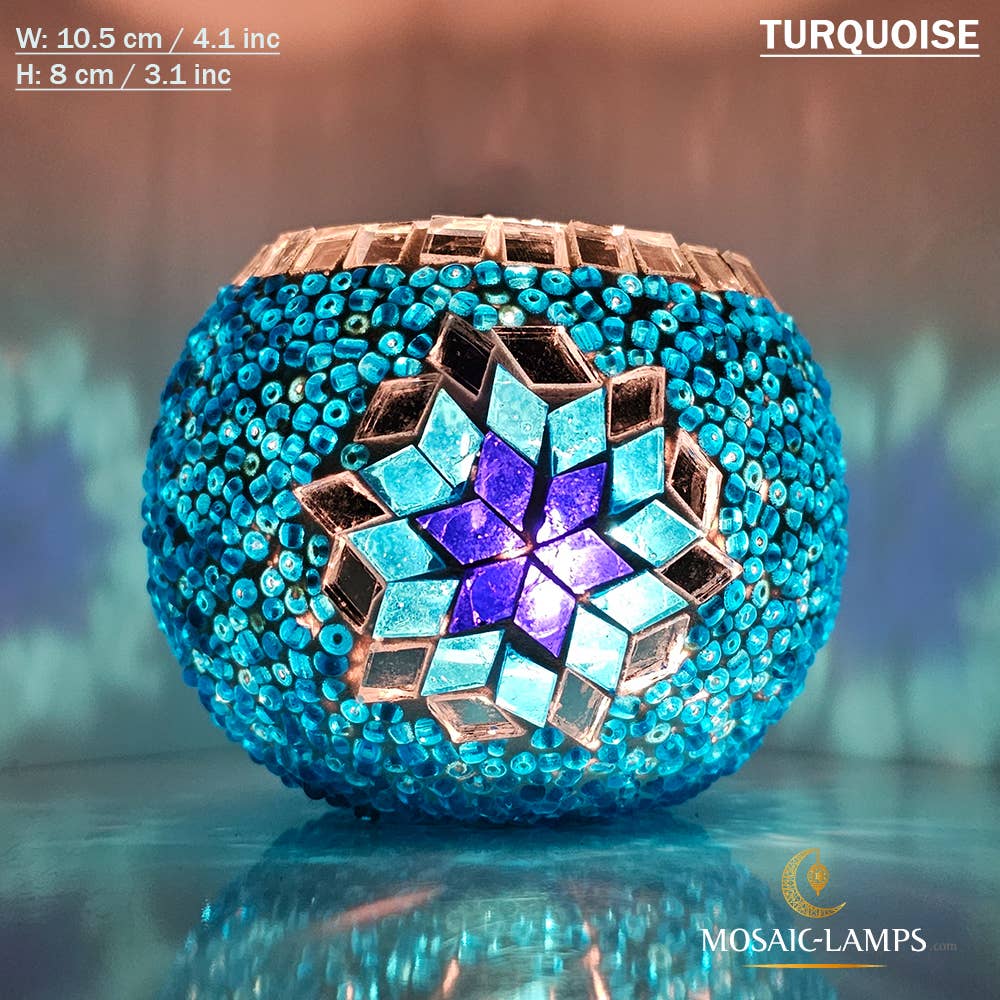 Mosaic Lamps - Wholesale Candle Holder - Turks Color, Turkish Mosaic Candle Holders, Votive Candle30