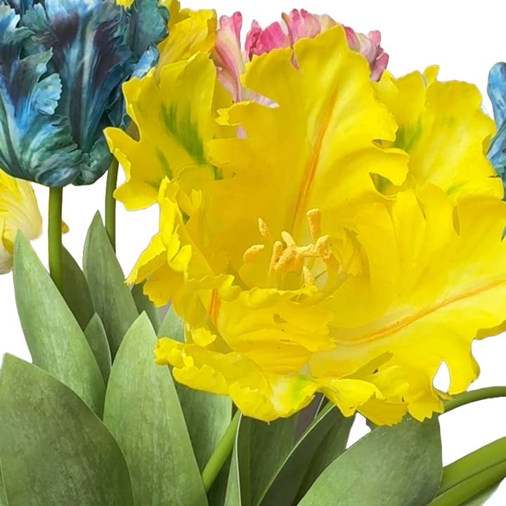 Angel Isabella - Wholesale Artificial flowers - 27" Artificial 3-D printed Soft Touch Parrot Tulip2