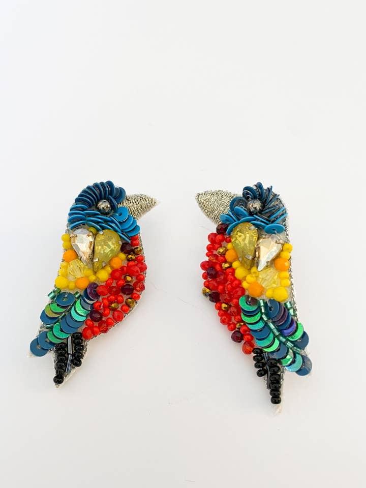 Boucles d'oreilles oiseaux pour la vente par V’Odetta