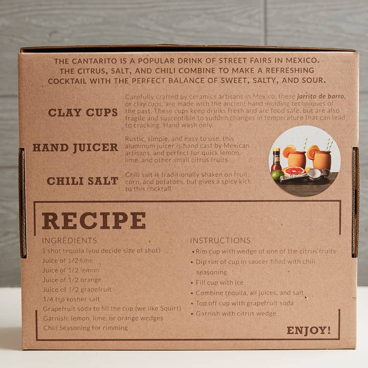 Verve Culture - Wholesale Cocktail/Liquor Glass - Cantaritos Kit