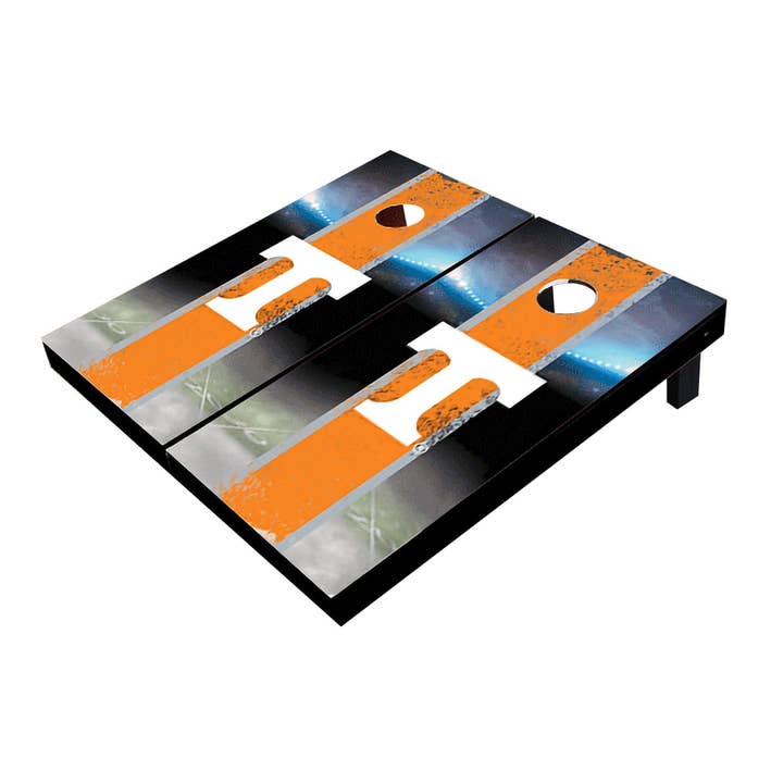 Tennessee Volunteers Orange Stripe All-Weather Cornhole Set for wholesale by Skip's Garage