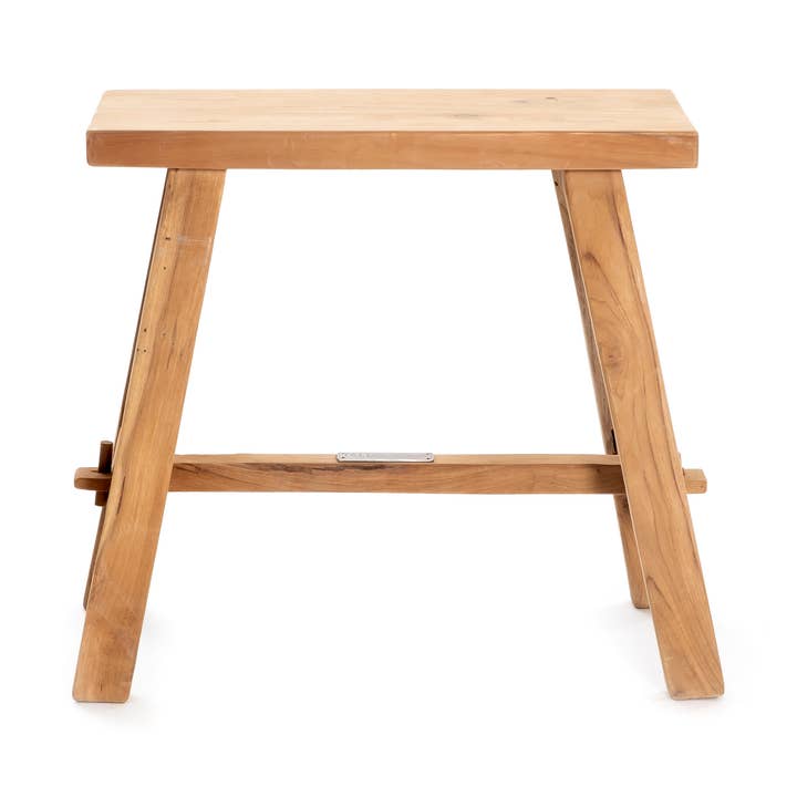 Tall Men Standing BV - Wholesale Stool - Ganesja stool reclaimed teak- 50 x 30 x H 50 cm0