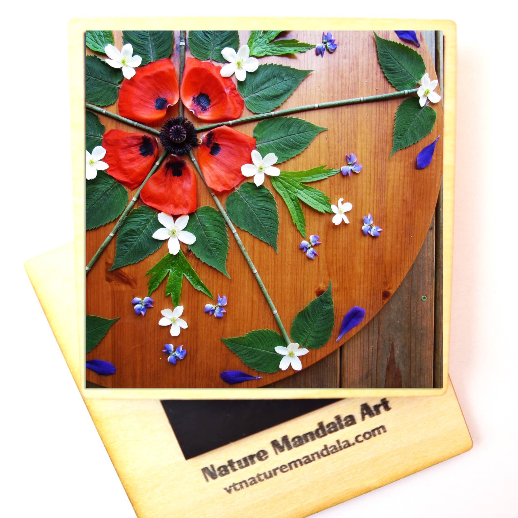 Nature Mandala Art - Wholesale Magnet - Nature / Flower Mandala Magnets :: 10 Designs2