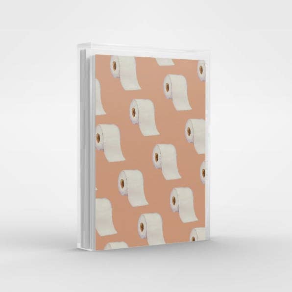 Quarantine Toilet Paper Card - Set of 6 for wholesale by kathyphantastic