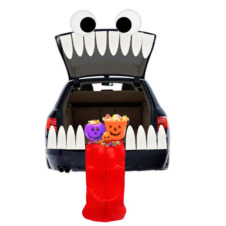 Reusable Trunk or Treat Car Decoration Kit \ Monster Tongue for wholesale by 4E's Novelty