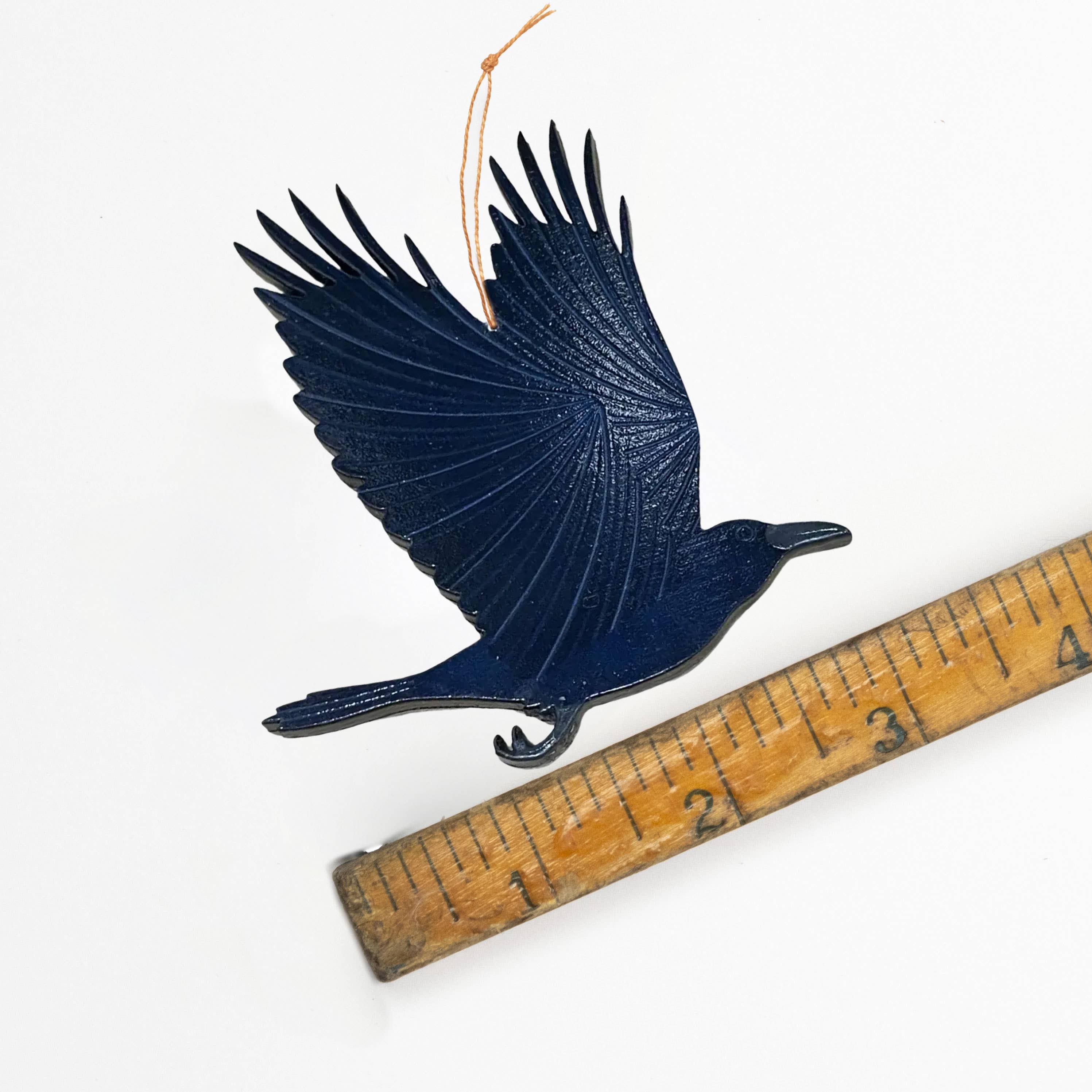 Tulia's Artisan Gallery - Wholesale Ornament - Raven Crow Wood Ornament0