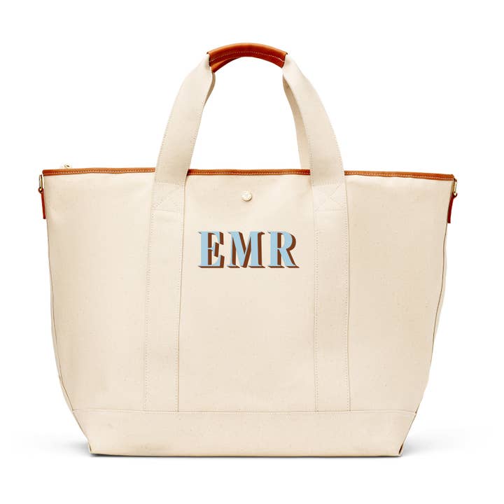Boulevard - Wholesale Tote Bag - Women's - "Venice" Natural Canvas Tote (Personalizable)