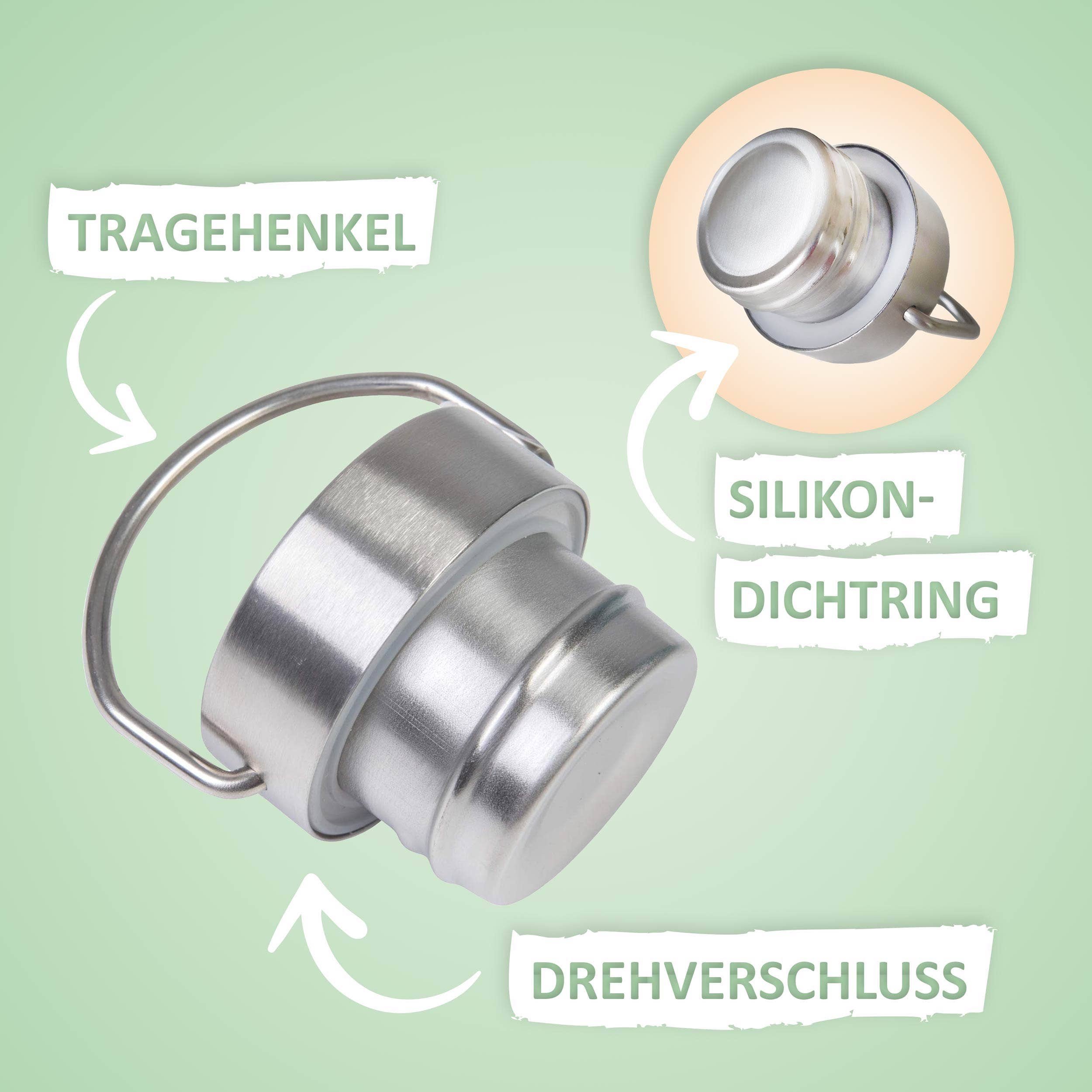 Brandt & Rieck GbR – Garrafa de água por atacado – Garrafa térmica para água 650 ml para atividades ao ar livre2