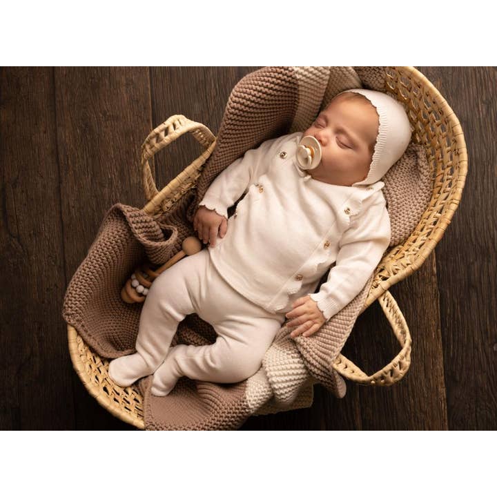 Scalloped Knit 2 Piece Set for wholesale by Tricot Bebe