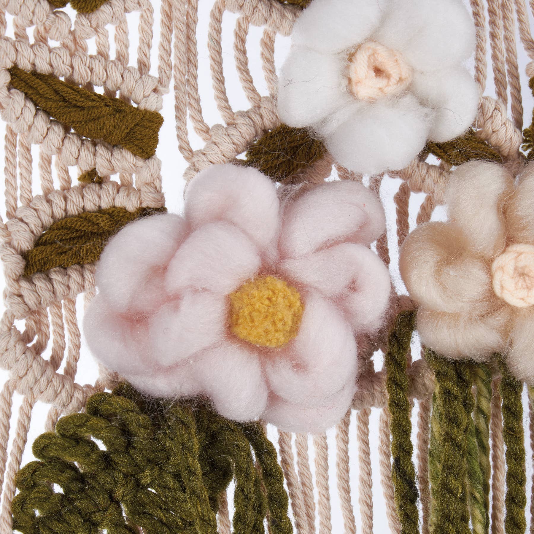 Primitives by Kathy - Wholesale Decorative Tassel/Wall Drop - Floral Small Wall Hanging2