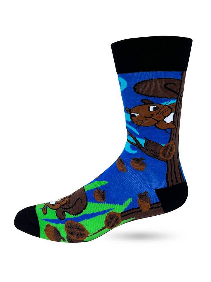 Fabdaz - Vente Chaussettes – homme - Chaussettes Novelty Crew Protect Your Nuts pour homme2