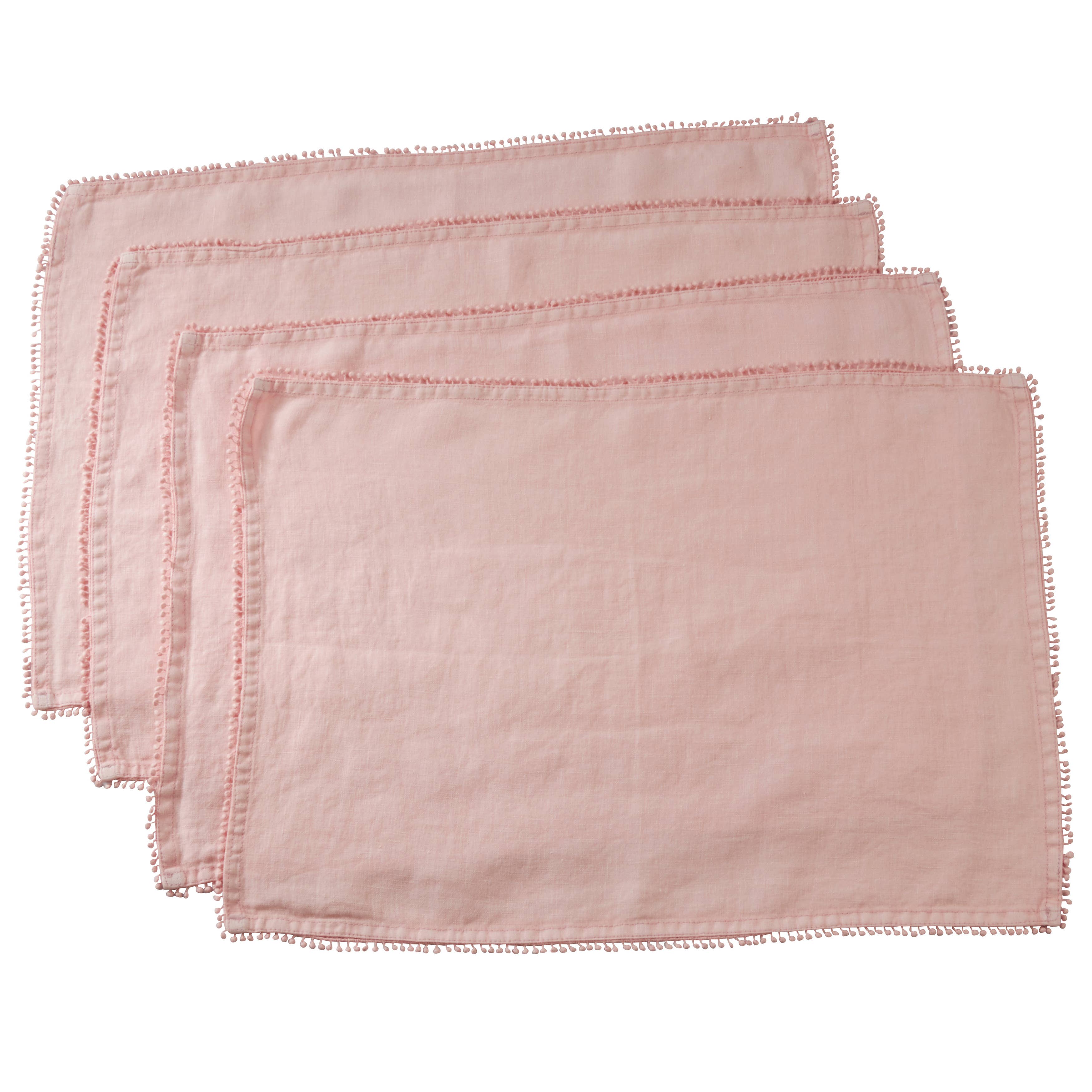 Saro Lifestyle – Individuais por atacado – Placemat Design Pompom2