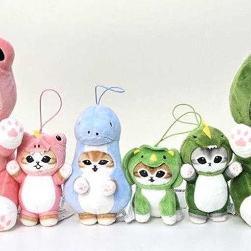 K-Wonderland - Wholesale Keychain – Unisex - LIMITED ED Mofusand Monster Plush – Dinosaur Series Keychain2