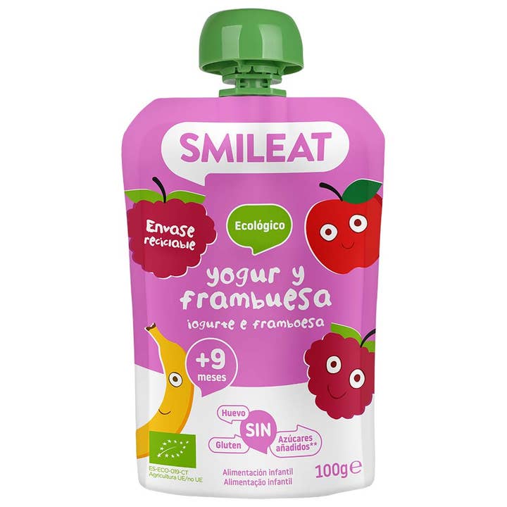 Yogurt and Raspberry Pouch for wholesale by Smileat