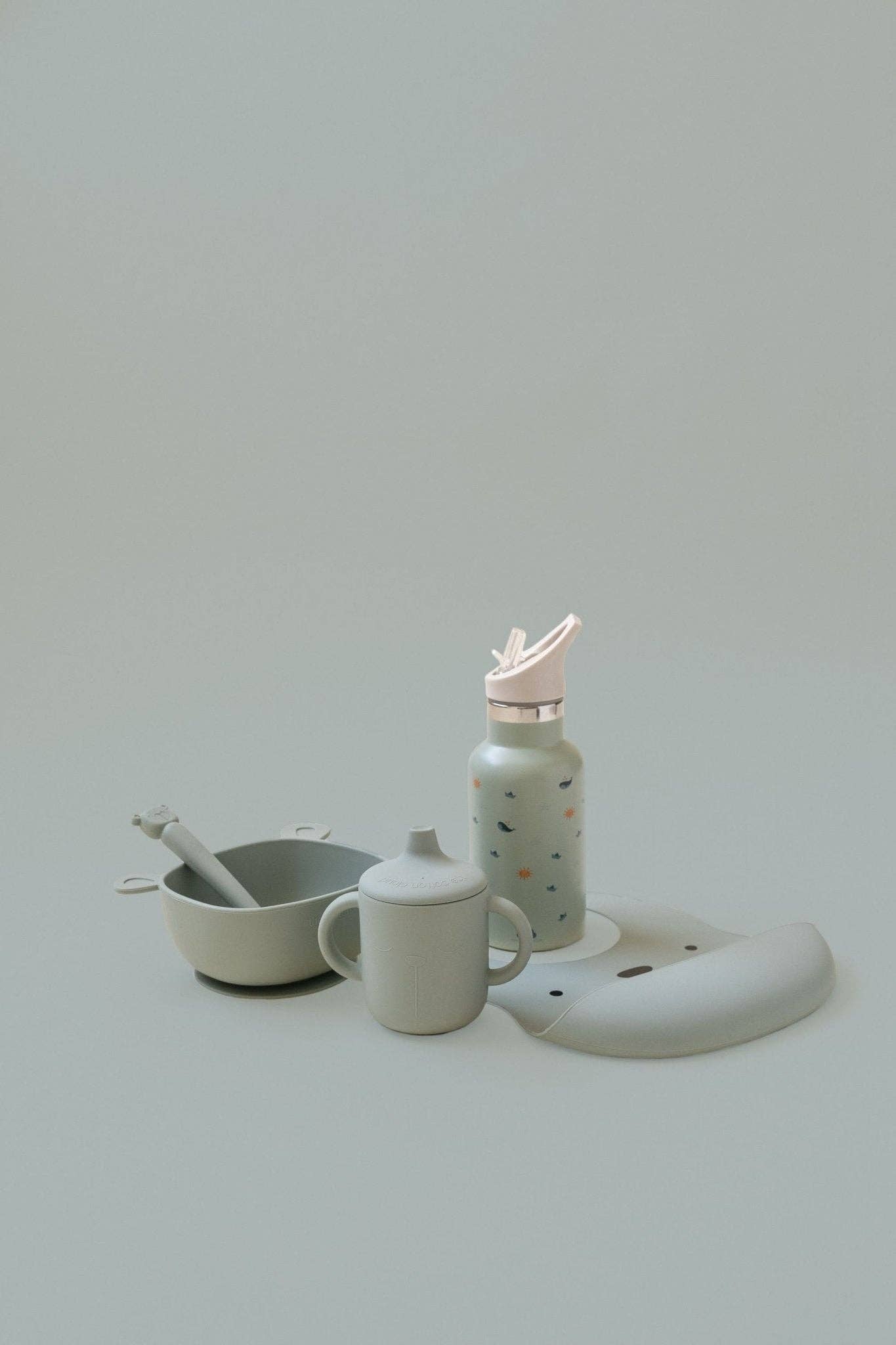 the cotton cloud - Wholesale Drinking Glass/Cup - Kids & Baby - Silicone Sippy Cup Set 4