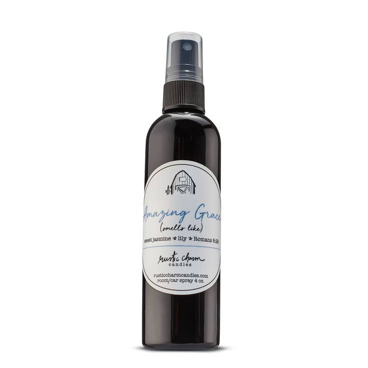 Amazing Grace Room & Car Spray for wholesale by Rustic Charm Candles