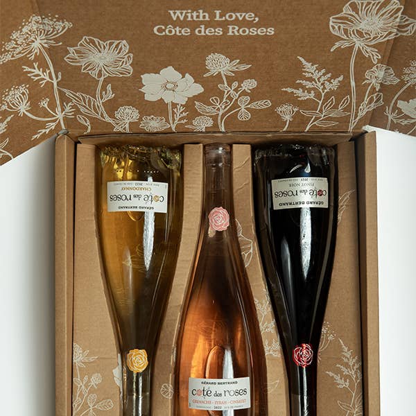Gérard Bertrand - Wholesale Red Wine - Cote des Roses rosé box set, Light Red and Chardonnay