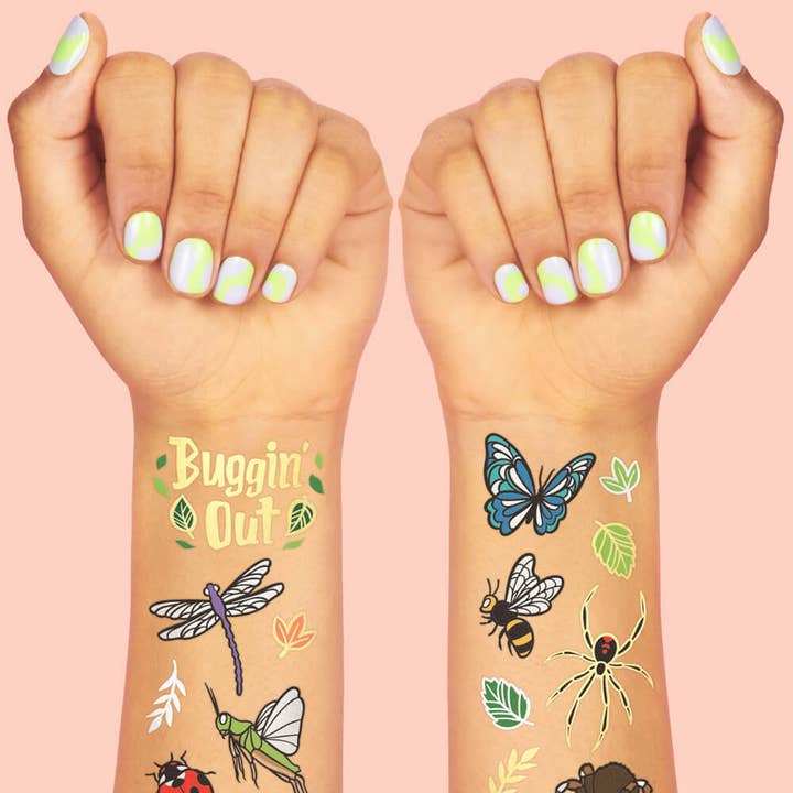 Petit Fetti - Wholesale Temporary Tattoo - Kids - Bugs Foil Kids Temporary Tattoos, Birthday Party, Activity