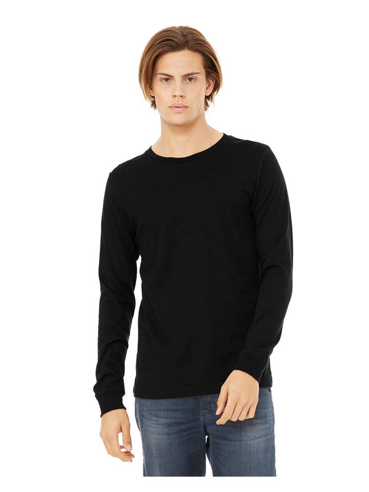 Total Apparel - Wholesale T-Shirt - Unisex - Bella Canvas Unisex CVC Jersey Long-Sleeve T-Shirt | 3501CVC6