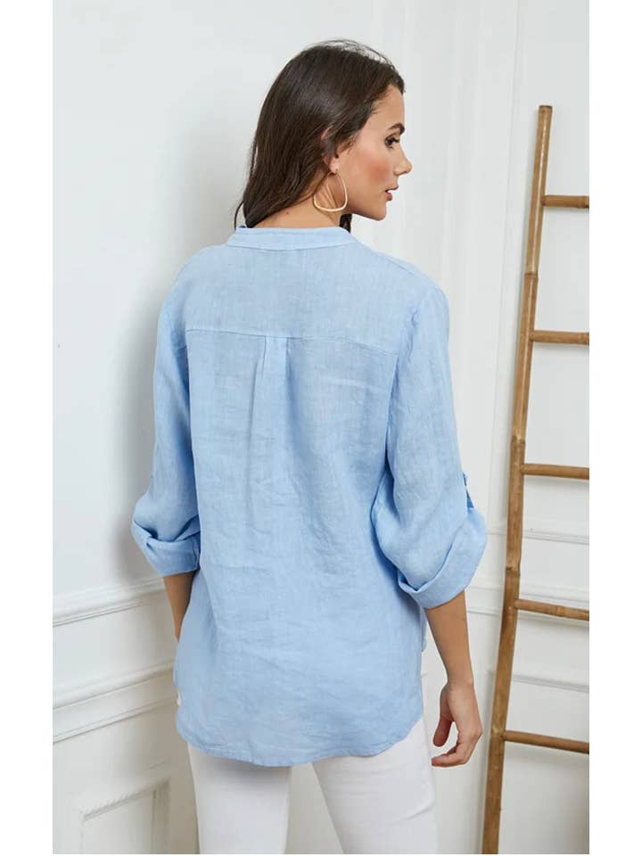 LÉA & LUC – wholesale Blouse – Women’s – 100% Linen Blouse REF. 664931