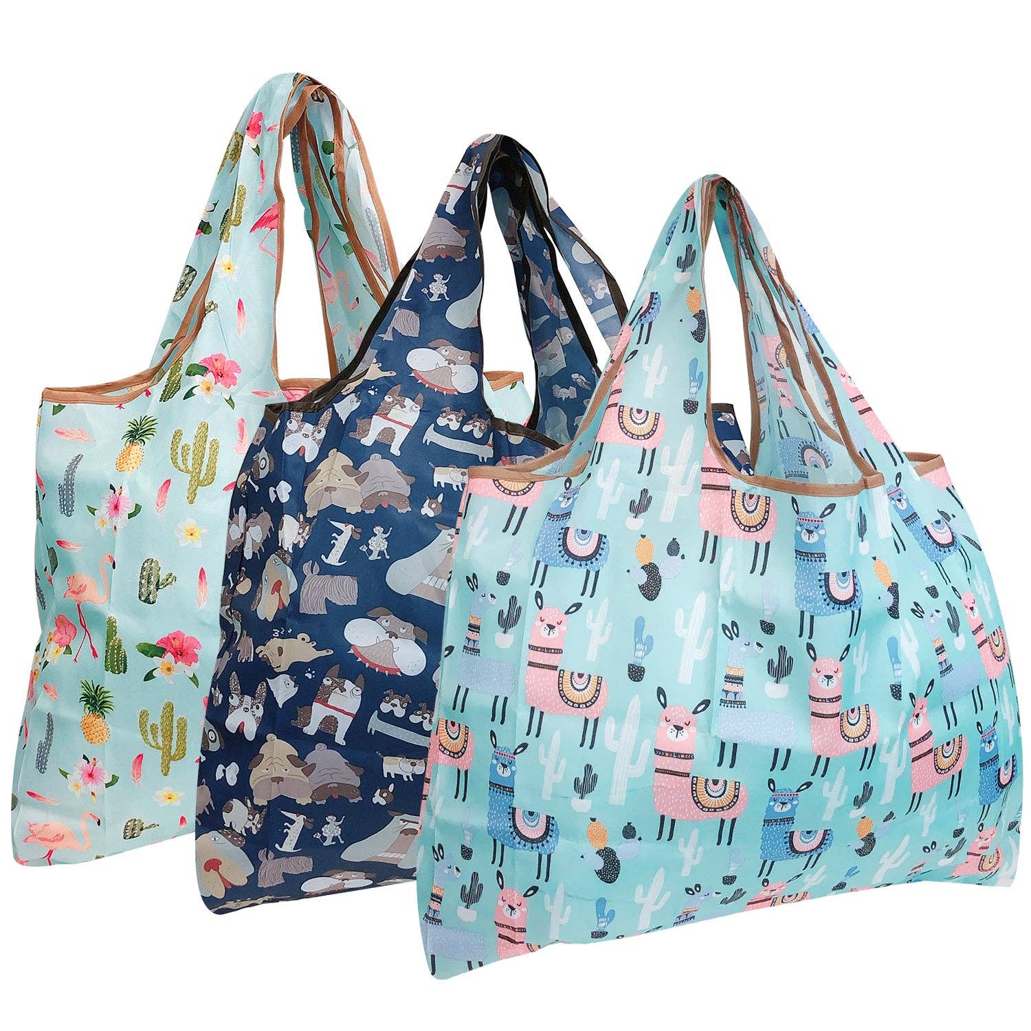 Wrapables.com - Wholesale Grocery/Shopping Bag - Wrapables Eco-Friendly Large Nylon Reusable  Bags (Set of 3)133